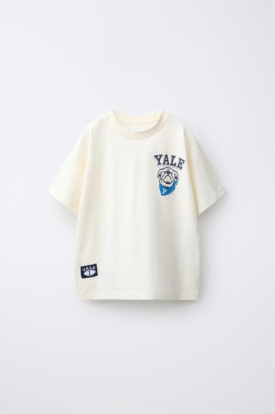 YALE UNIVERSITY™ PRINT T-SHIRT - White de Zara - Imagen 0