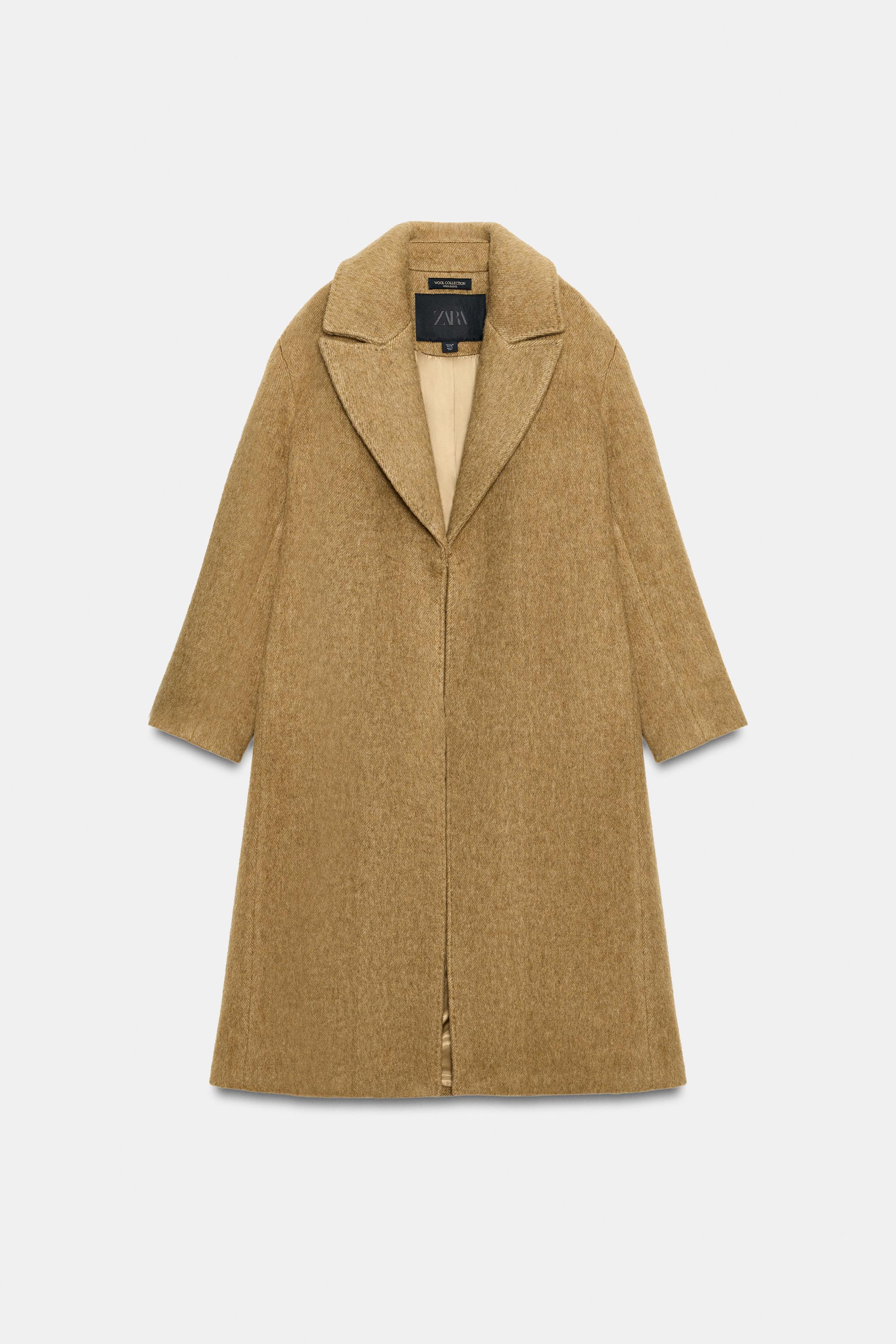 ZW COLLECTION LONG WOOL BLEND COAT