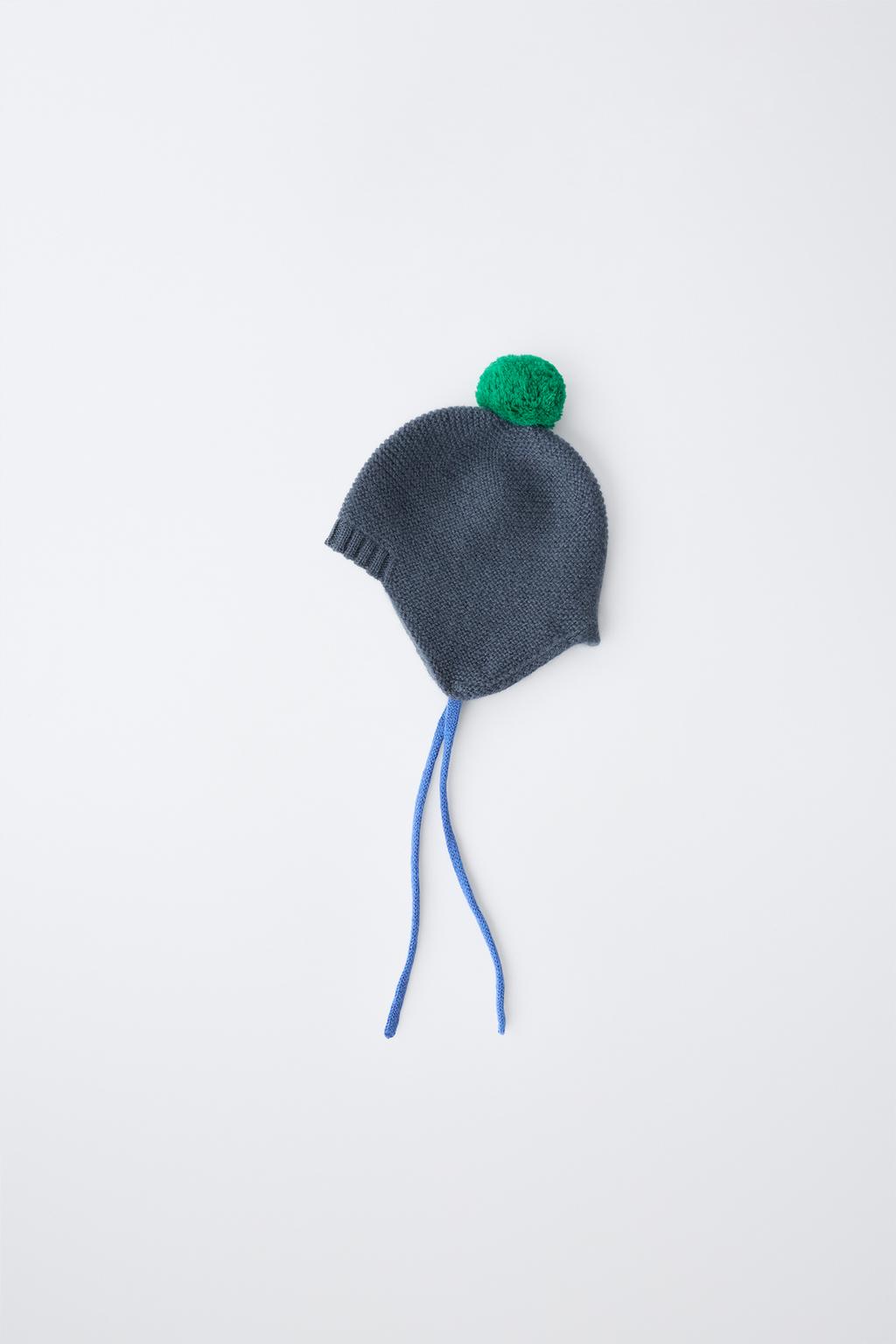 100% WOOL POMPOM BEANIE