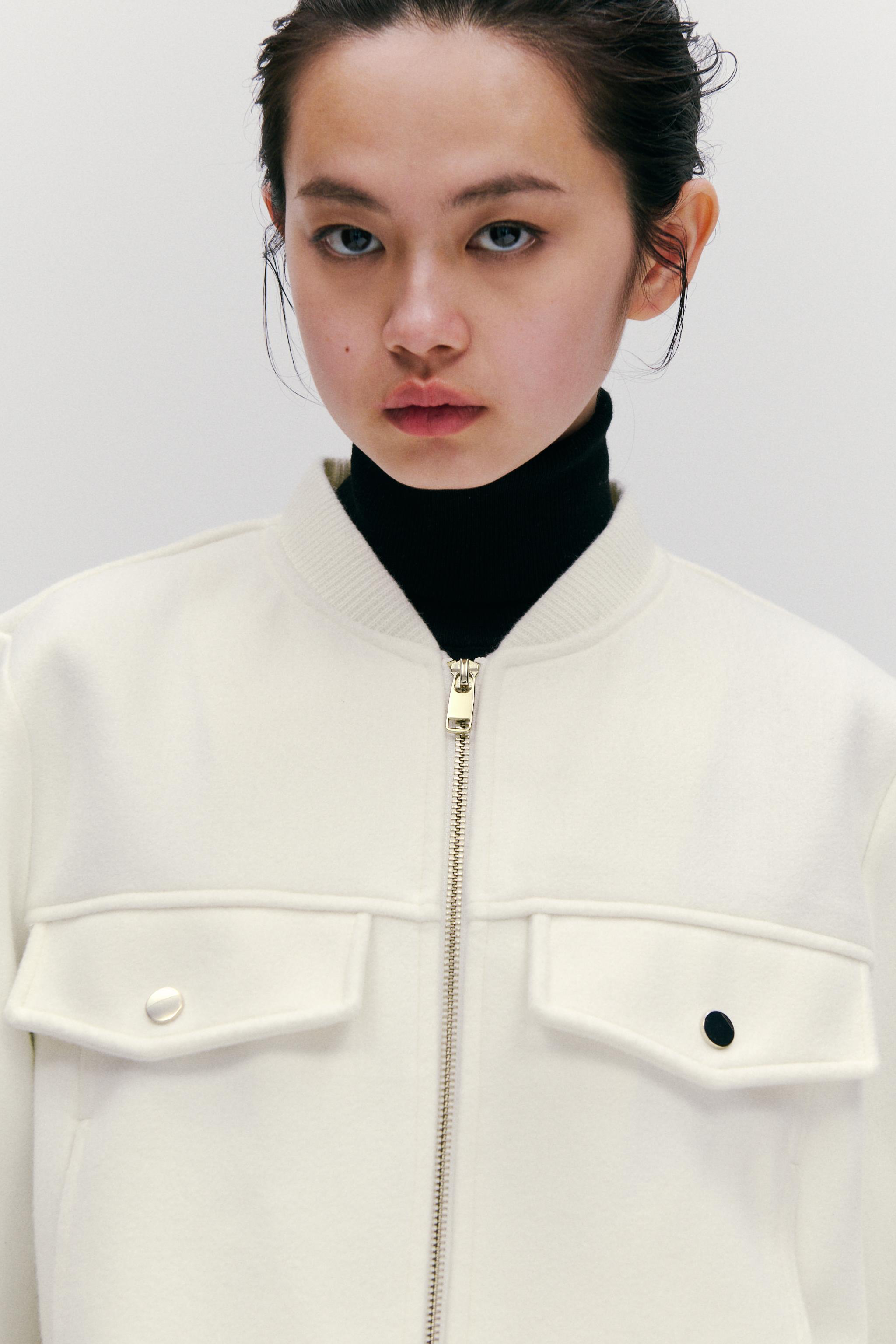 ソフトプラケットジャケット - エクリュ | ZARA Japan / 日本
