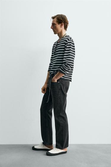 JEAN DROIT BOOTCUT AARON LEVINE X ZARA - Noir de Zara - Image 3