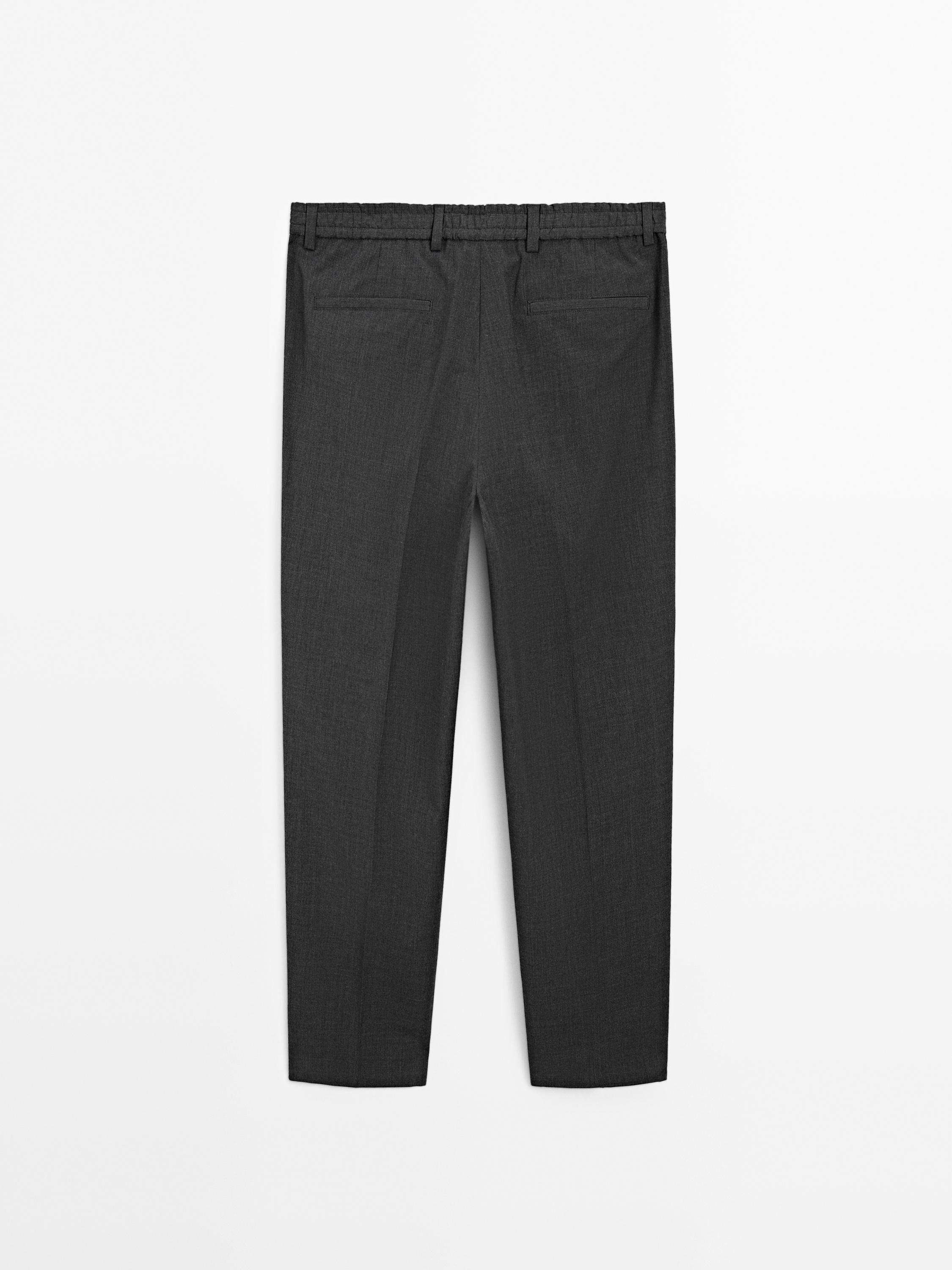 Pantalon laine total look