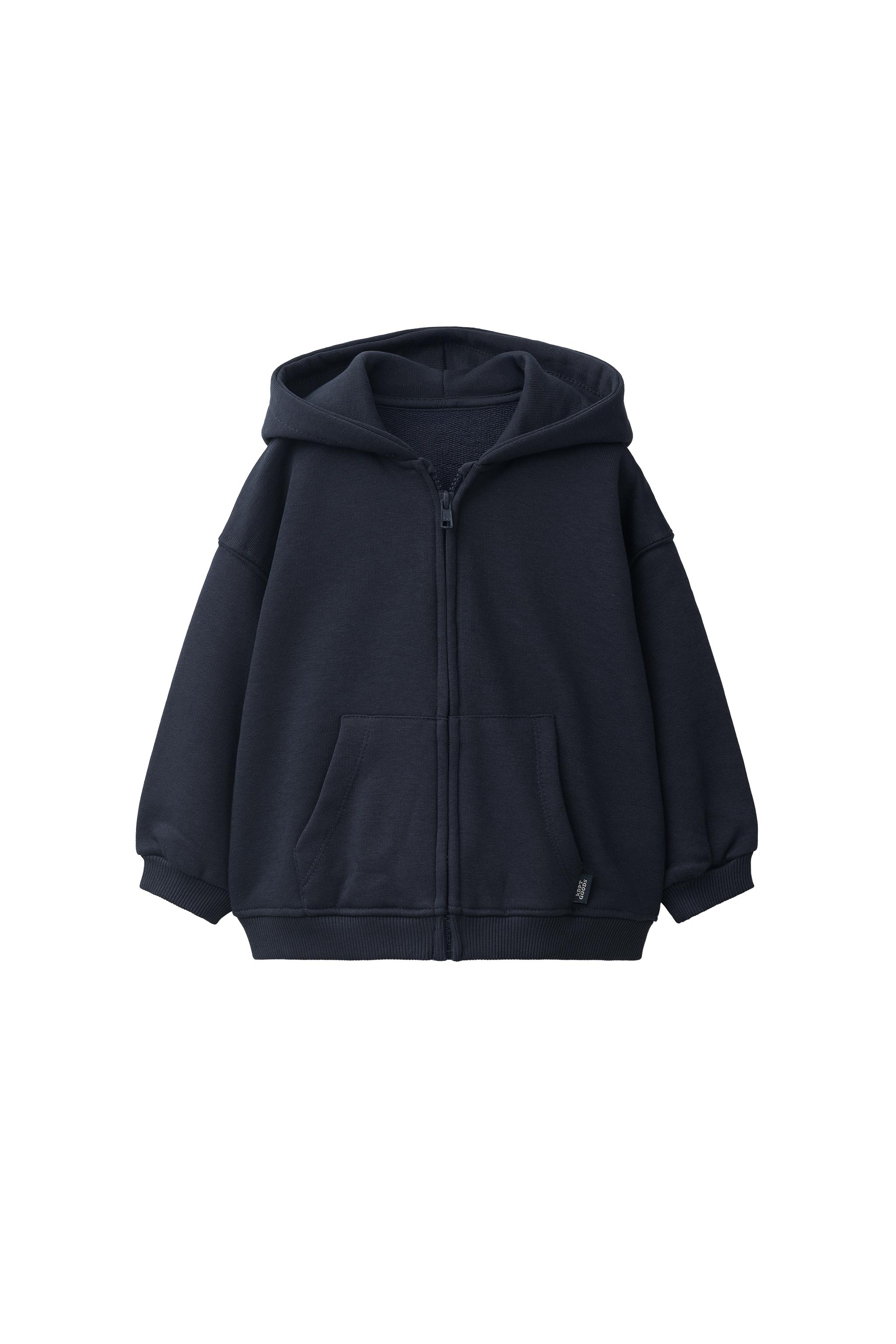 ZARA⭐︎フーディジャケットコート ジップアップフーディ - ネイビーブルー | ZARA Japan / 日本