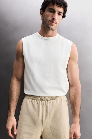 DÉBARDEUR LOURD - Blanc de Zara - Image 5