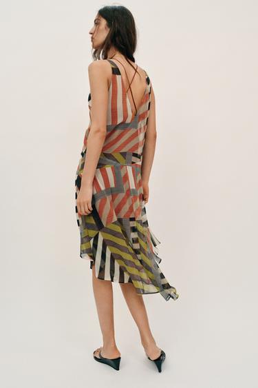 ROBE IMPRIMÉE PATCHWORK - Multicolore de Zara - Image 5