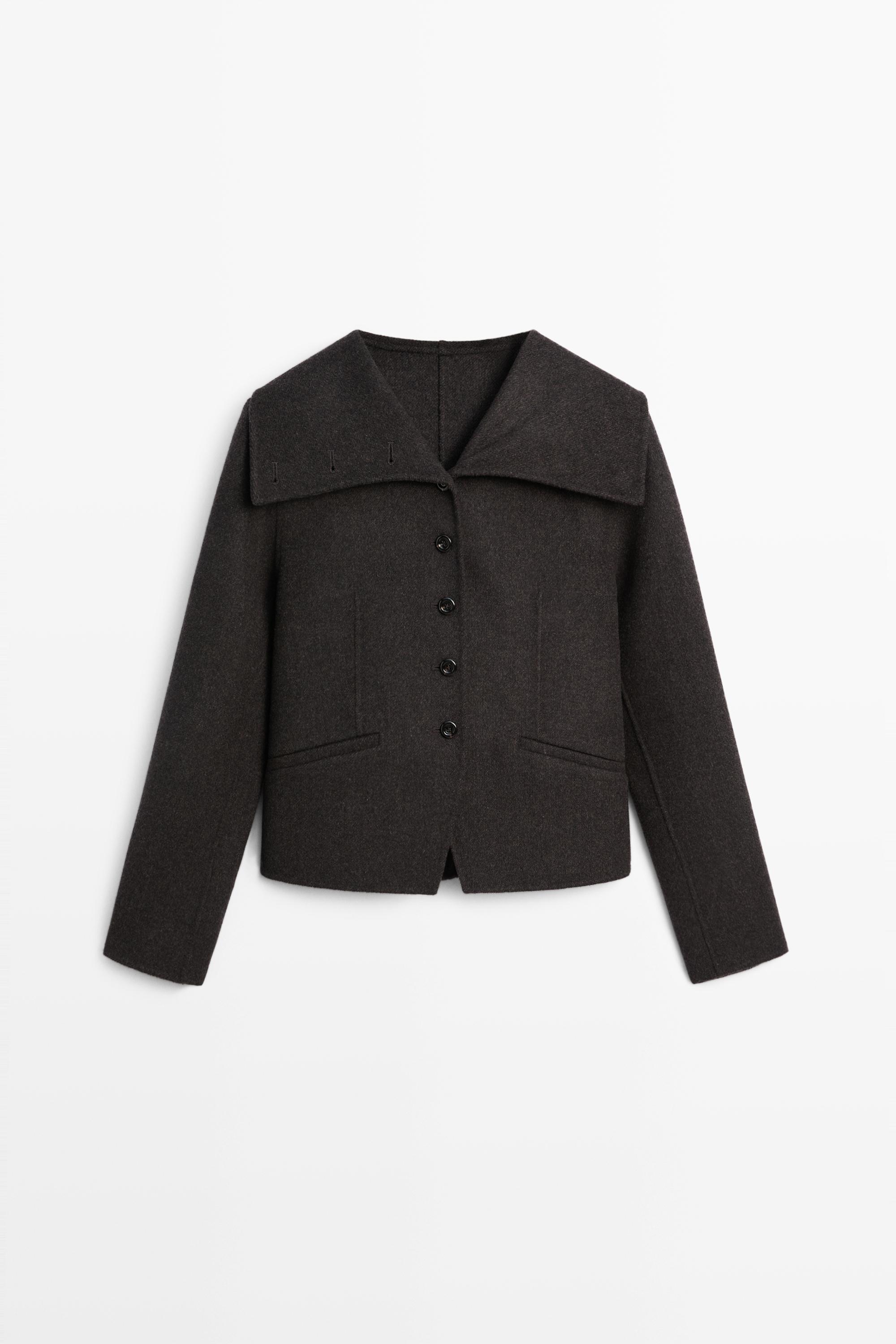 Veste courte à col montant