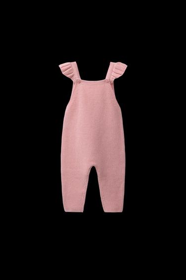 KNIT DUNGAREES - Pink by Zara - Image 0