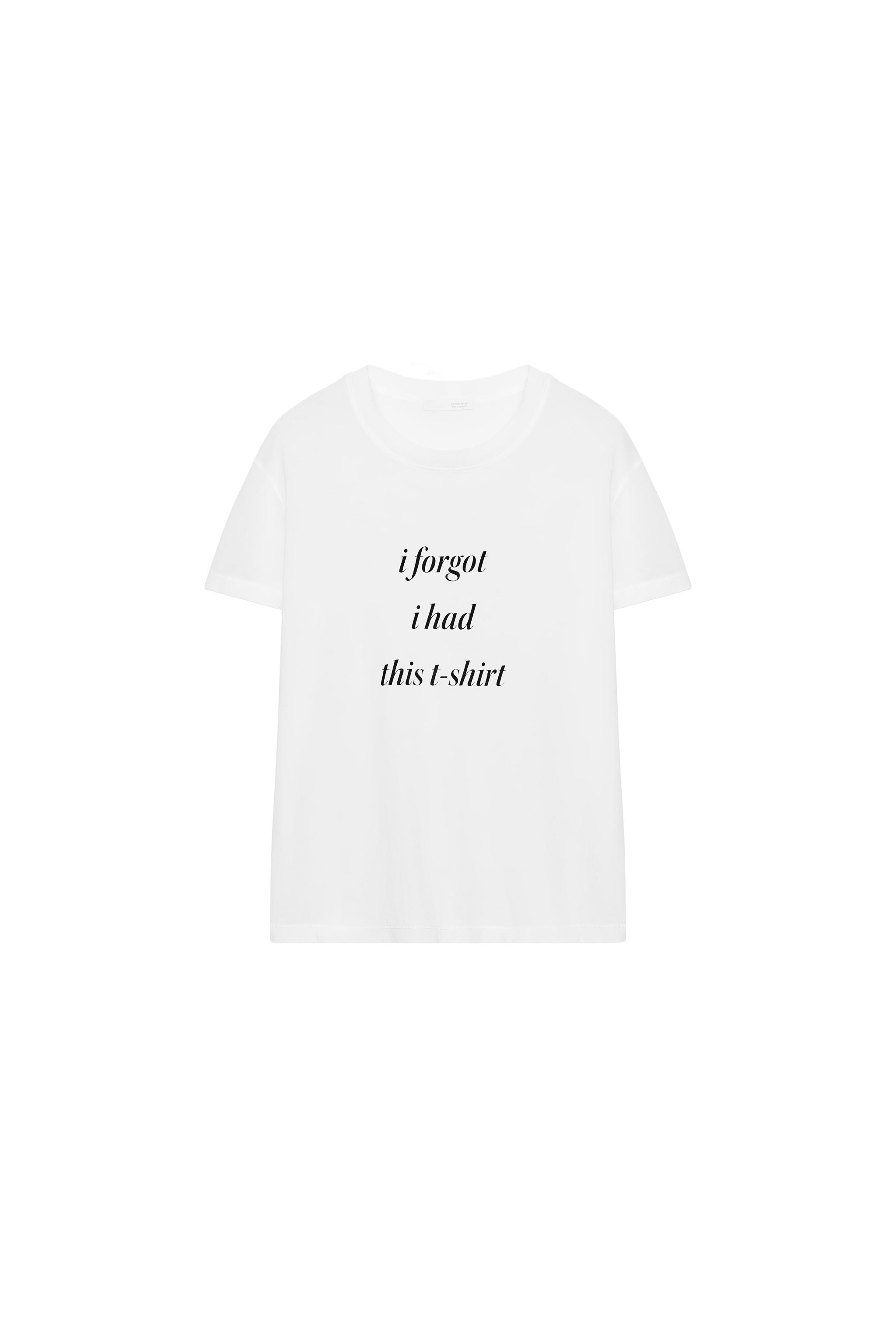 CAMISETA FLUIDA TEXTO