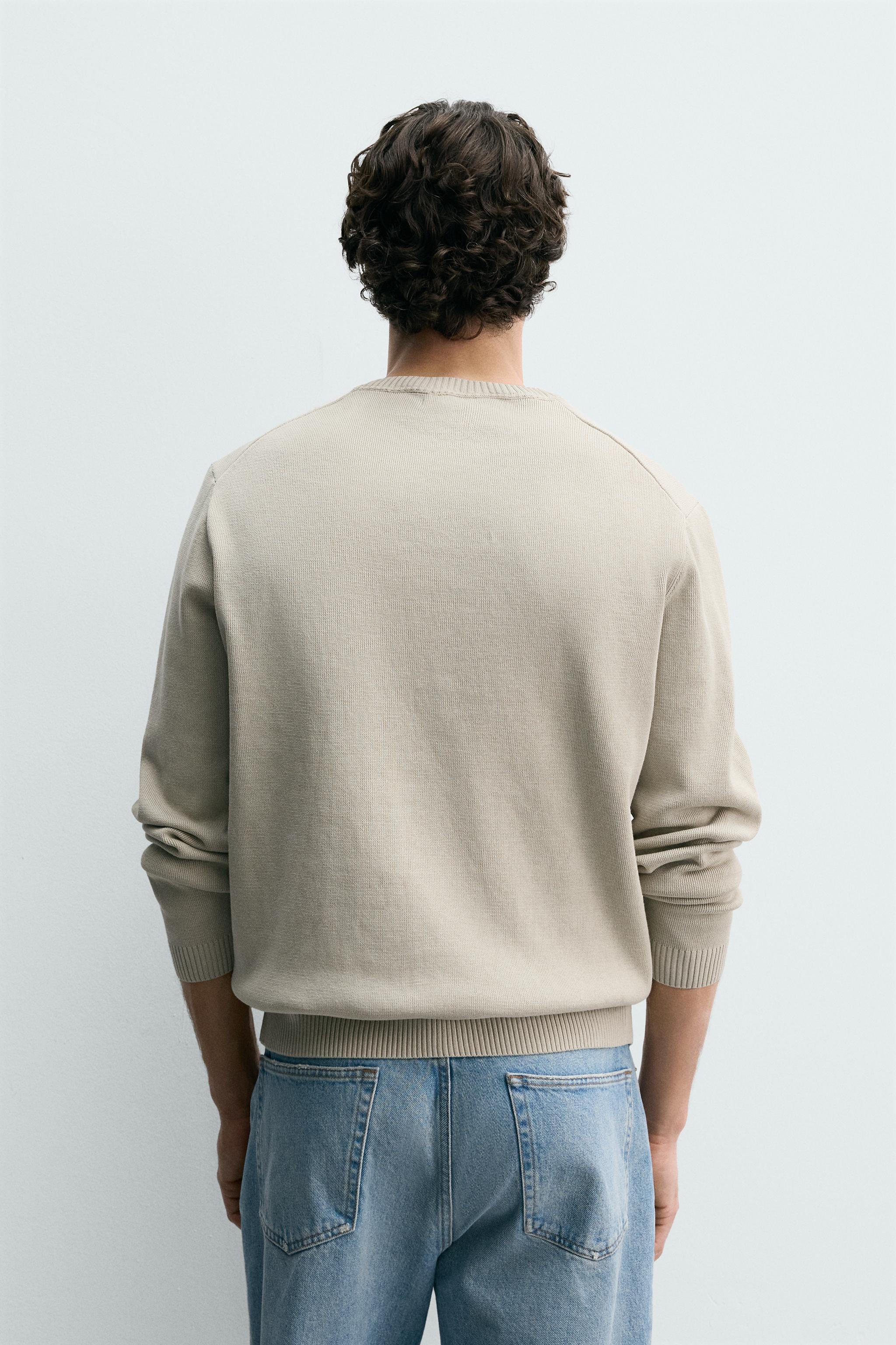 TEXTURED COTTON JUMPER