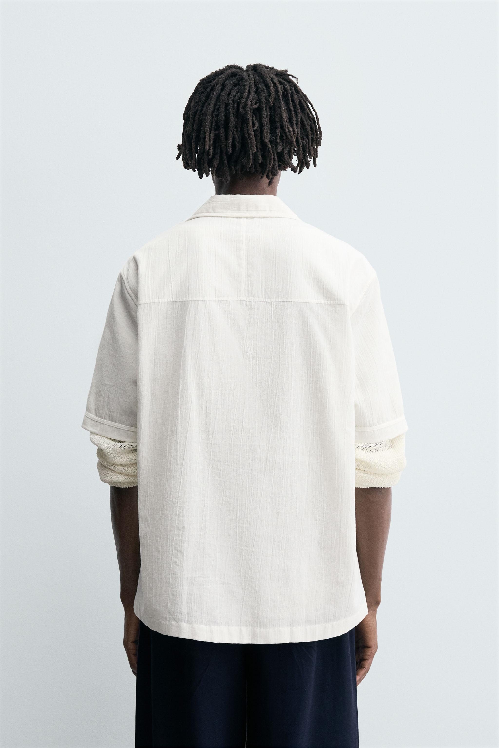 RELAXED FIT TEXTURED SHIRT