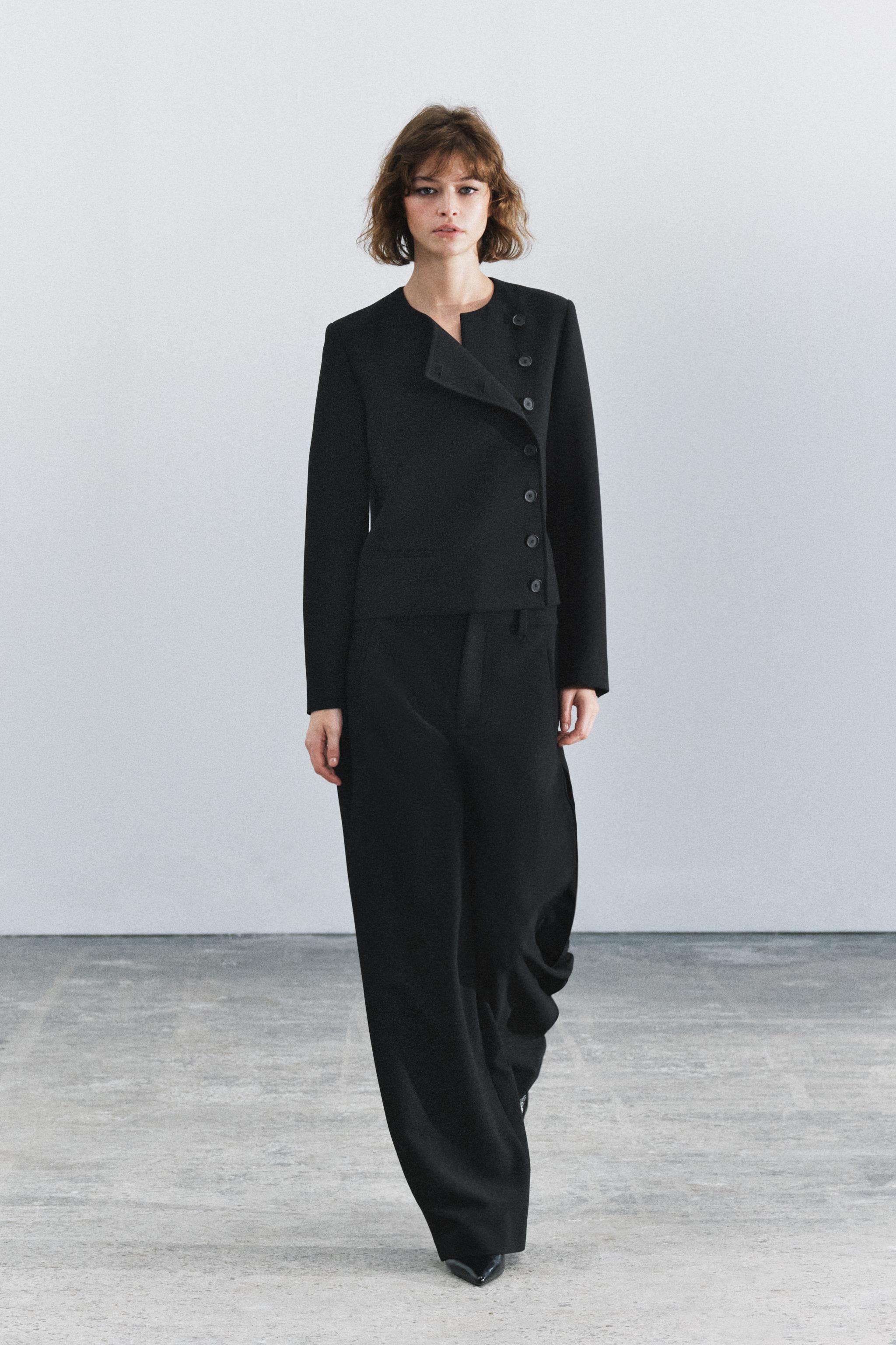 SIDE PLEATED ZW COLLECTION PANTS