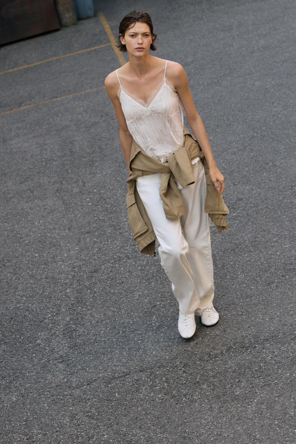 WRINKLED EFFECT CAMISOLE - image 2