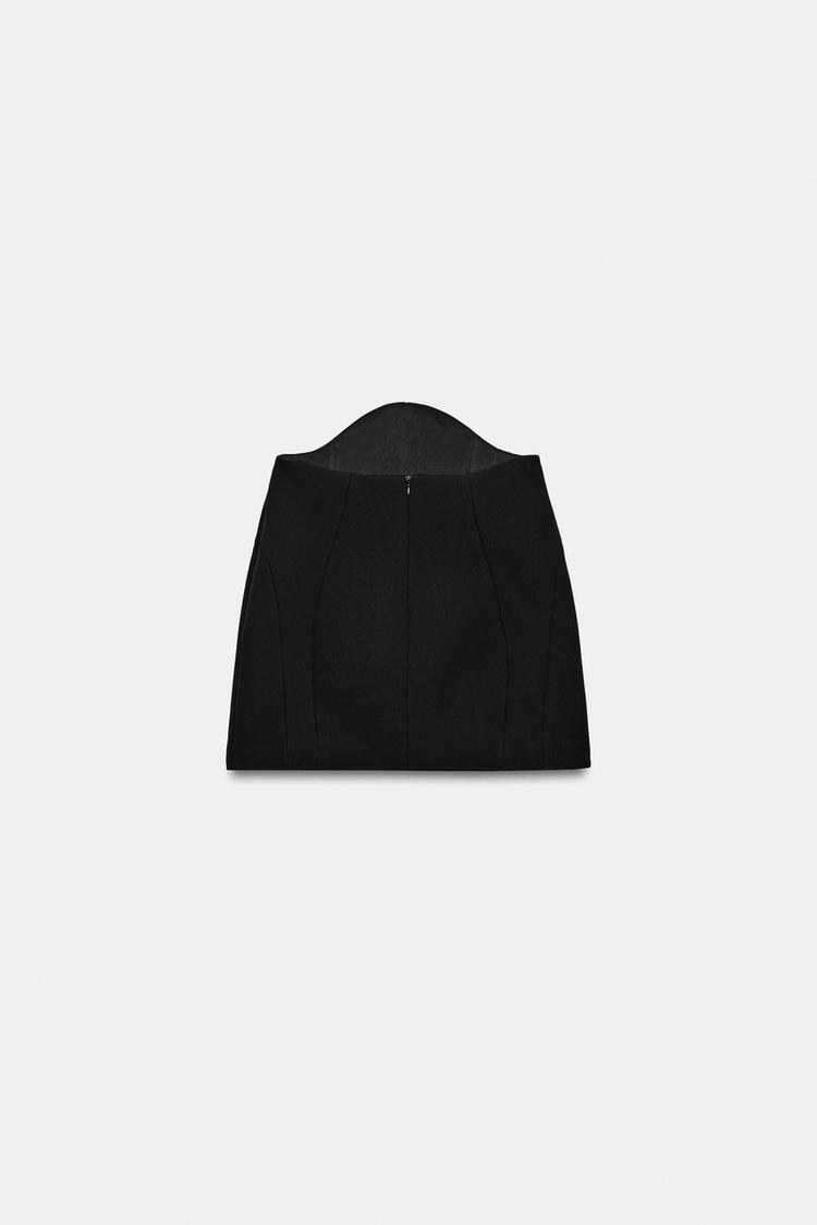 Falda mini estilo corsé 8