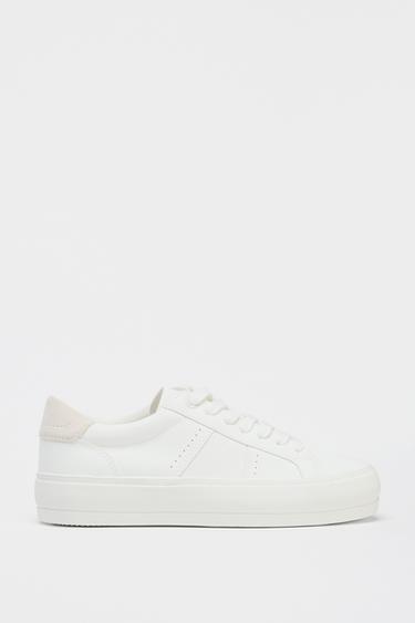 TENNIS DÉTAIL SURPIQÛRES - Blanc de Zara