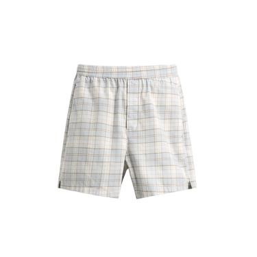 BERMUDA REGULAR FIT CUADROS - Celeste de Zara