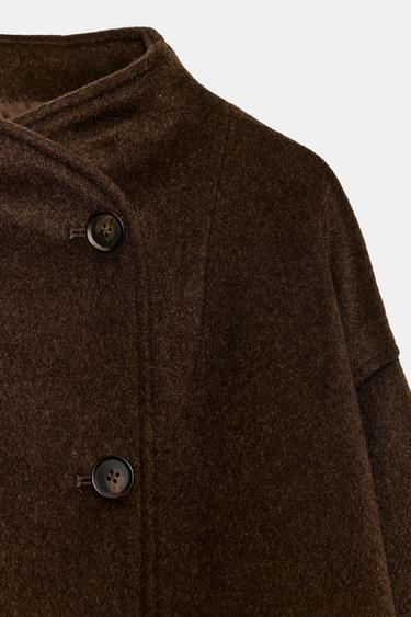 SOFT CROSSOVER JACKET - Dark brown by Zara - Image 6