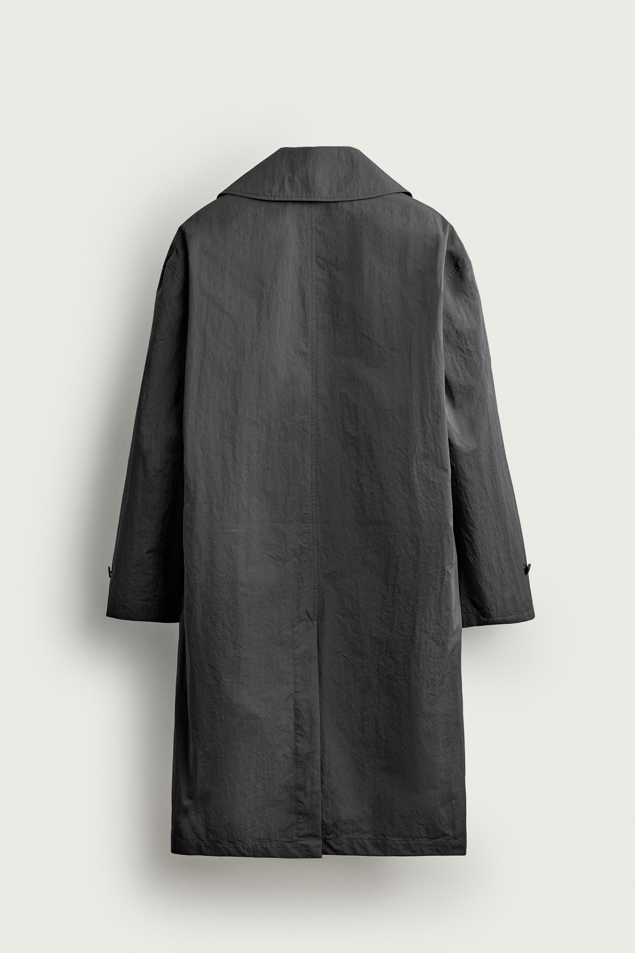 RELAXED-FIT TECHNICAL TRENCH COAT