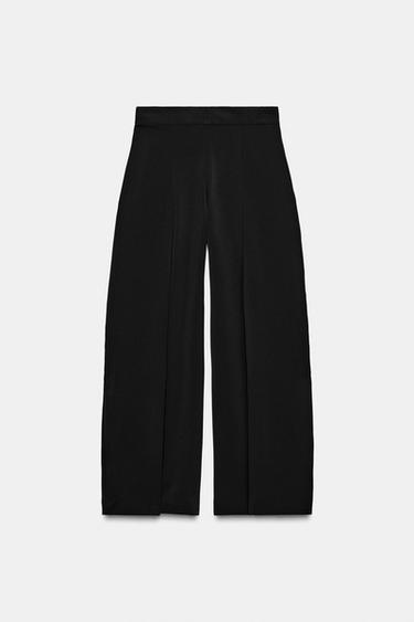 PANTALON À PLIS ZW COLLECTION - Noir de Zara - Image 5