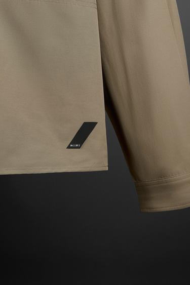 TECHNICAL OVERSHIRT WITH POCKET - Beige by Zara - Image 9