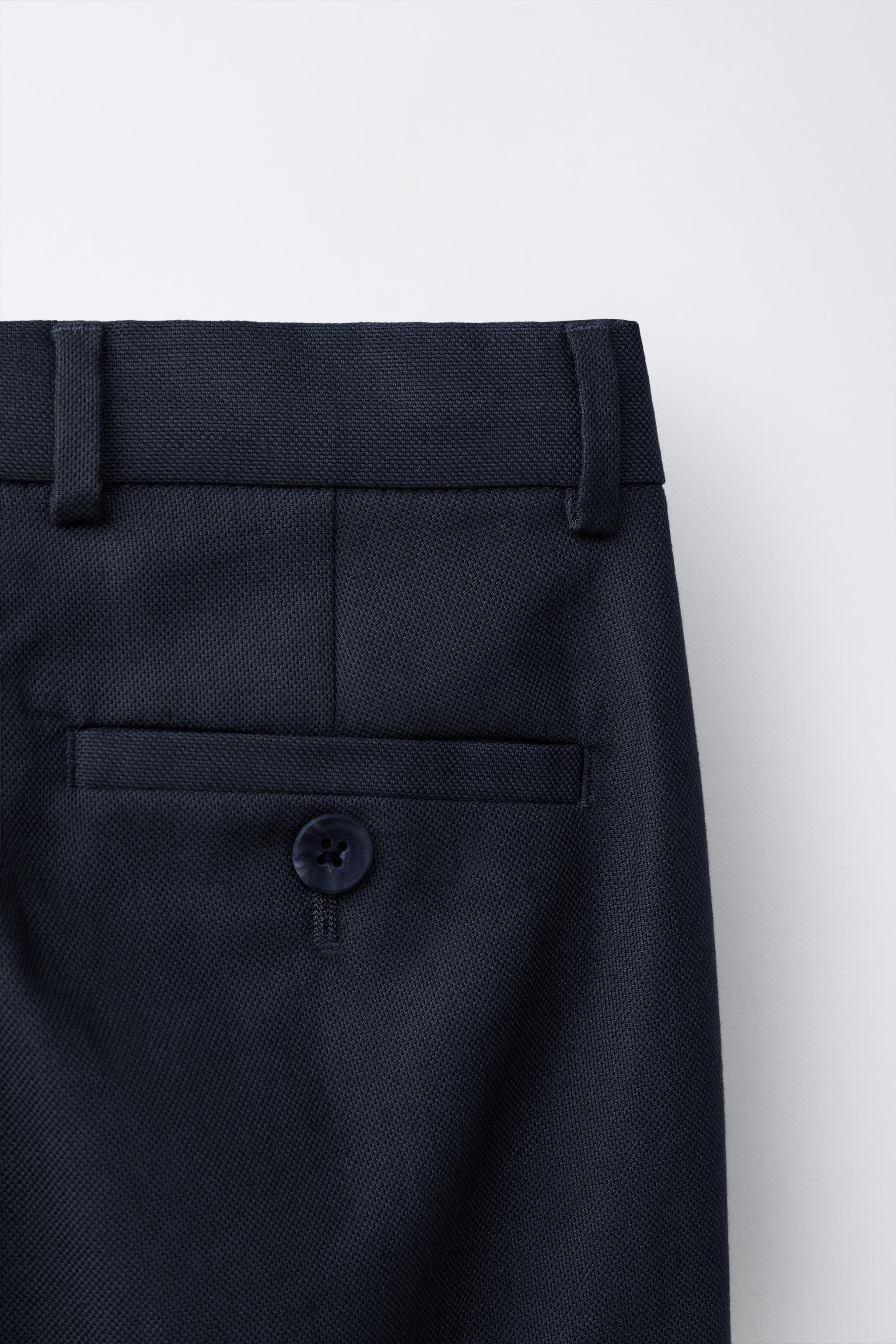 PANTALON DE COSTUME AVEC COTON ET LIN