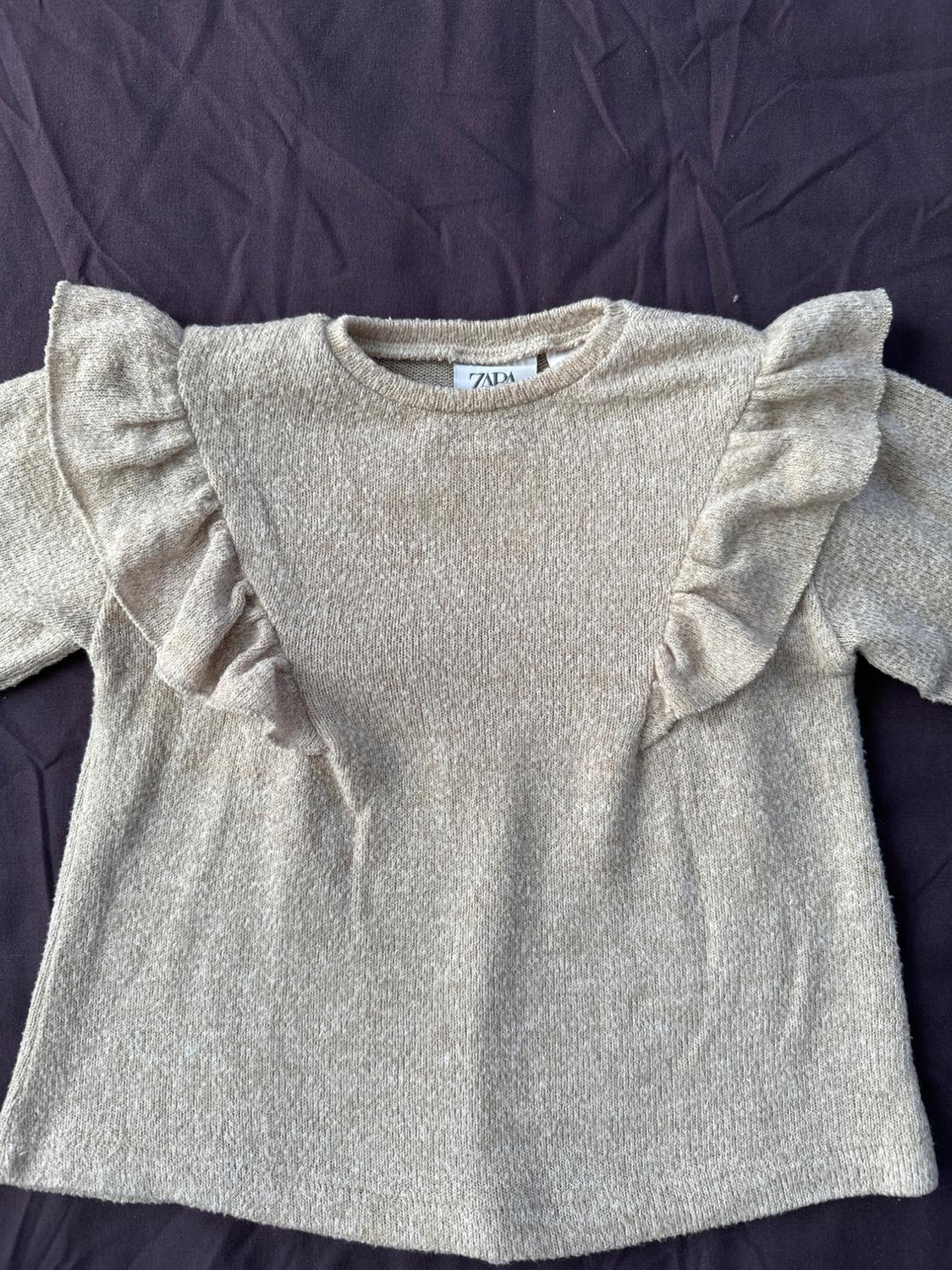SOFT LONG SLEEVE RUFFLE TOP - Image 3