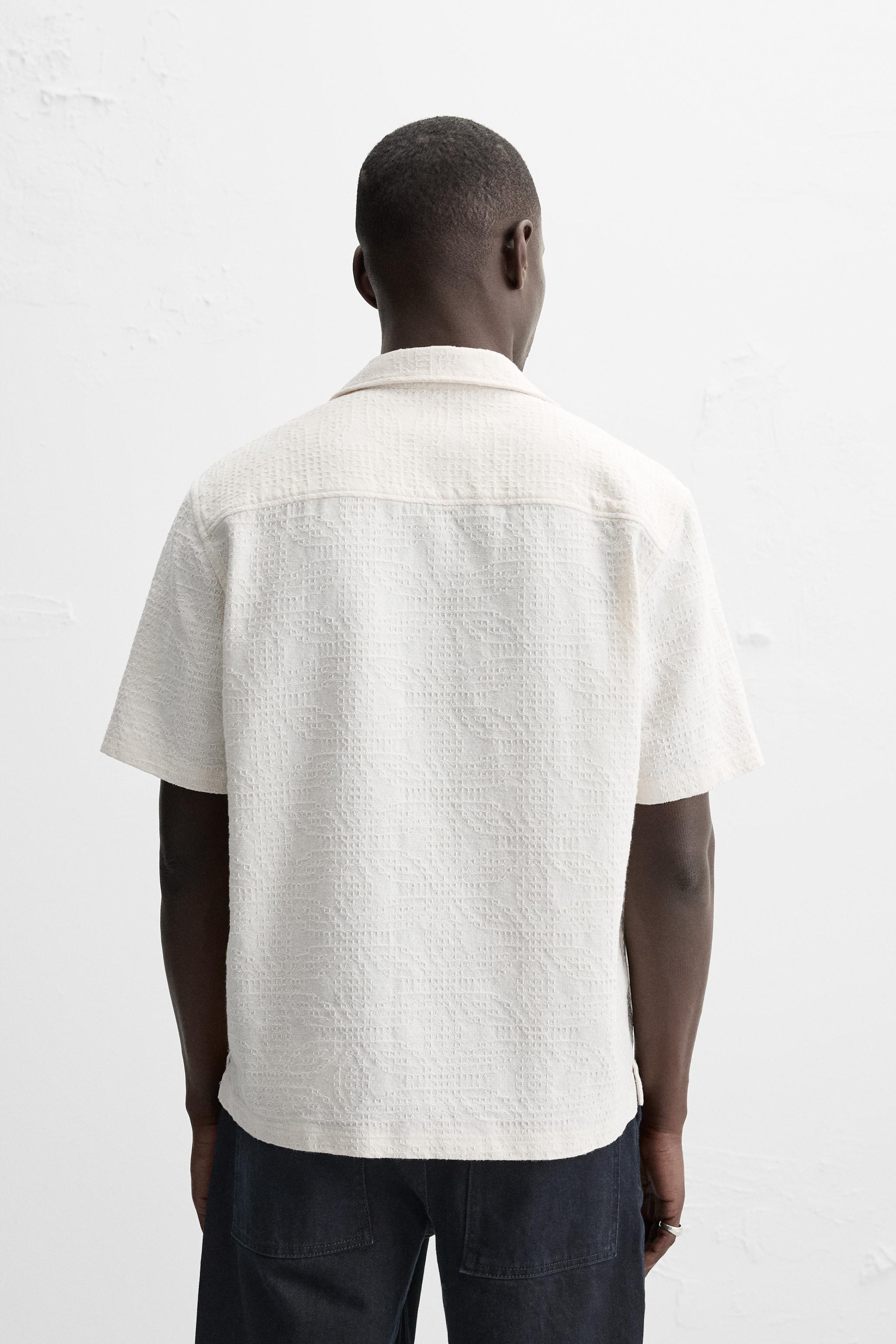 【ZARA】コントラストトリムTシャツ エクリュ | 0962/465/712 コントラストプリント Tシャツ - エクリュ | ZARA Japan / 日本