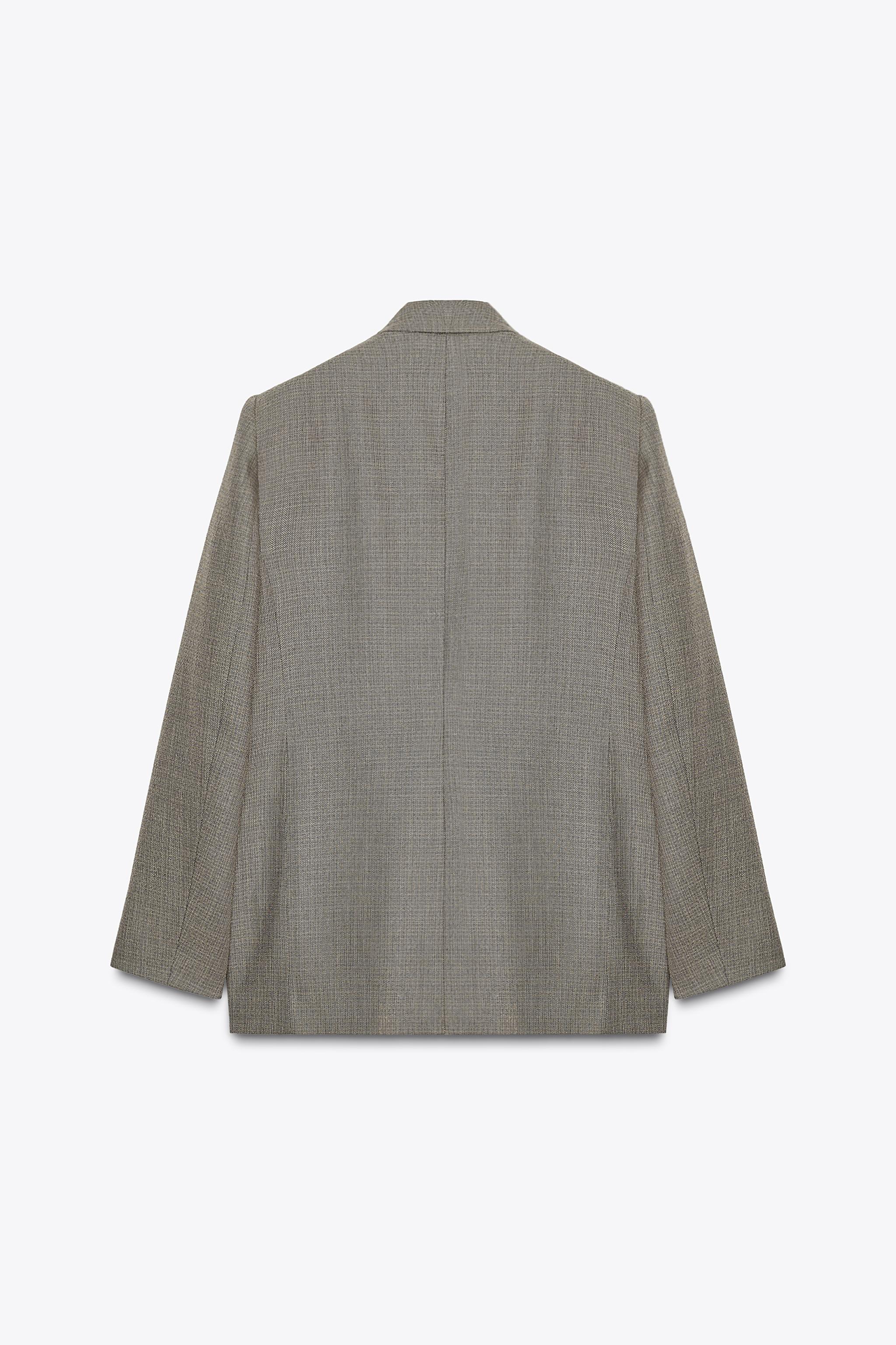 VESTE CROISÉE ÉPAULETTES