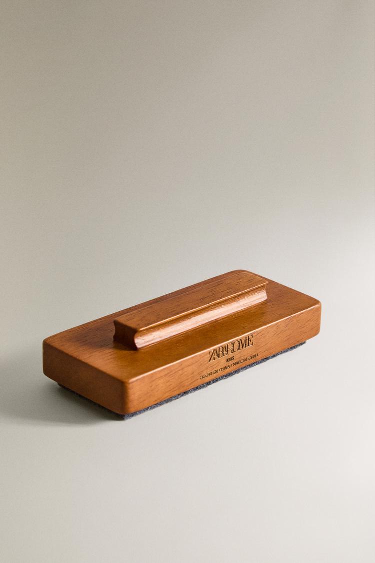 WOODEN CHALK SLATE ERASER — Multicolored