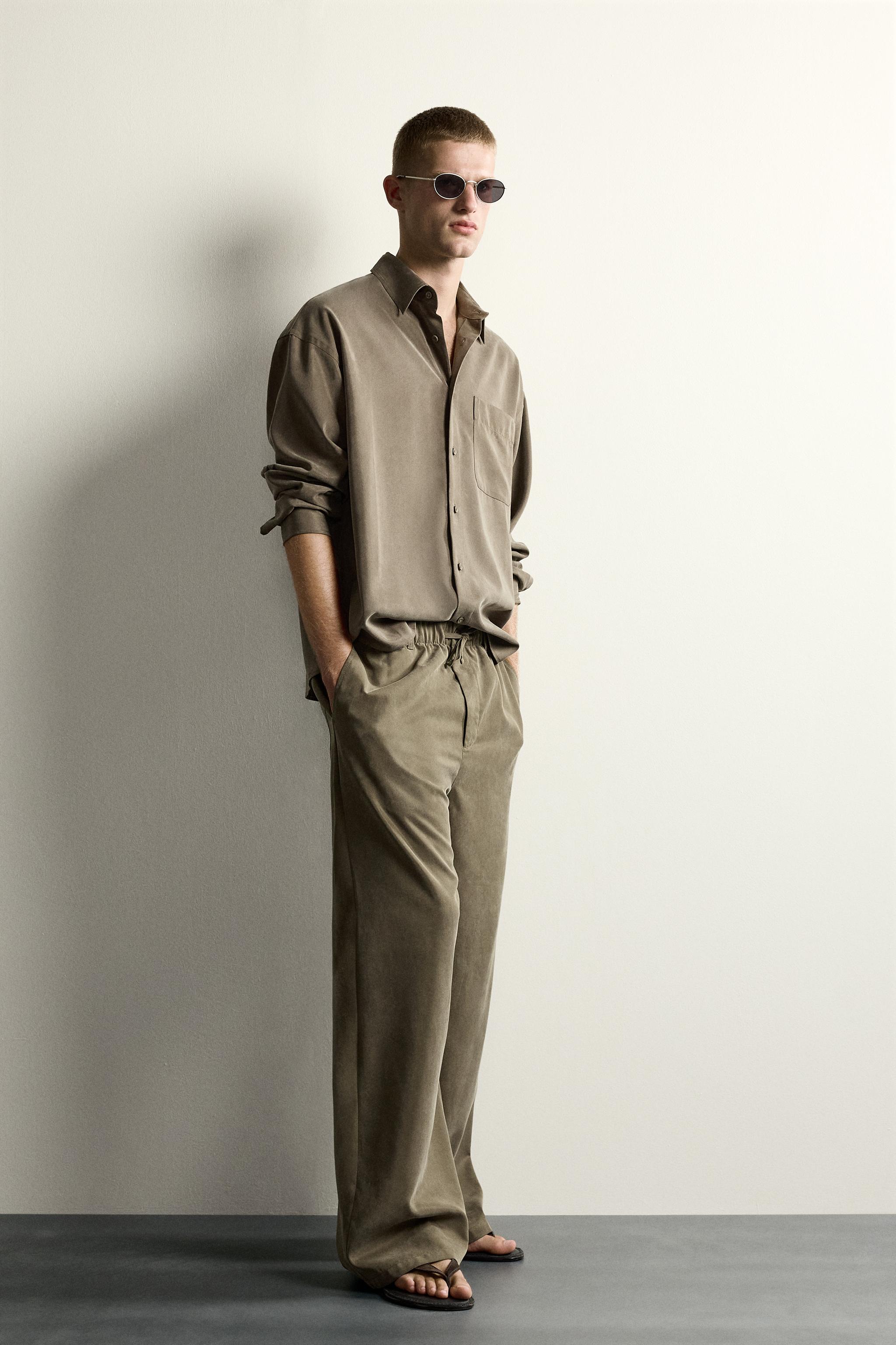 RELAXED FIT FLOWY SHIRT
