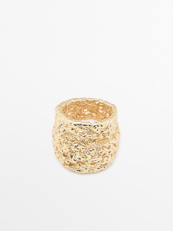 Braided textured ring from Zara - $90