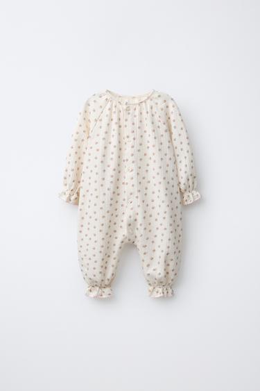 Zara KOMBINEZON KAPKEJKS – Ekru