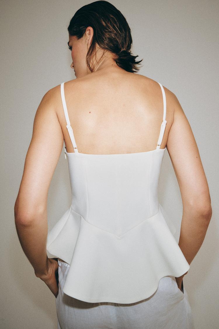 Top peplum colección ZW 3