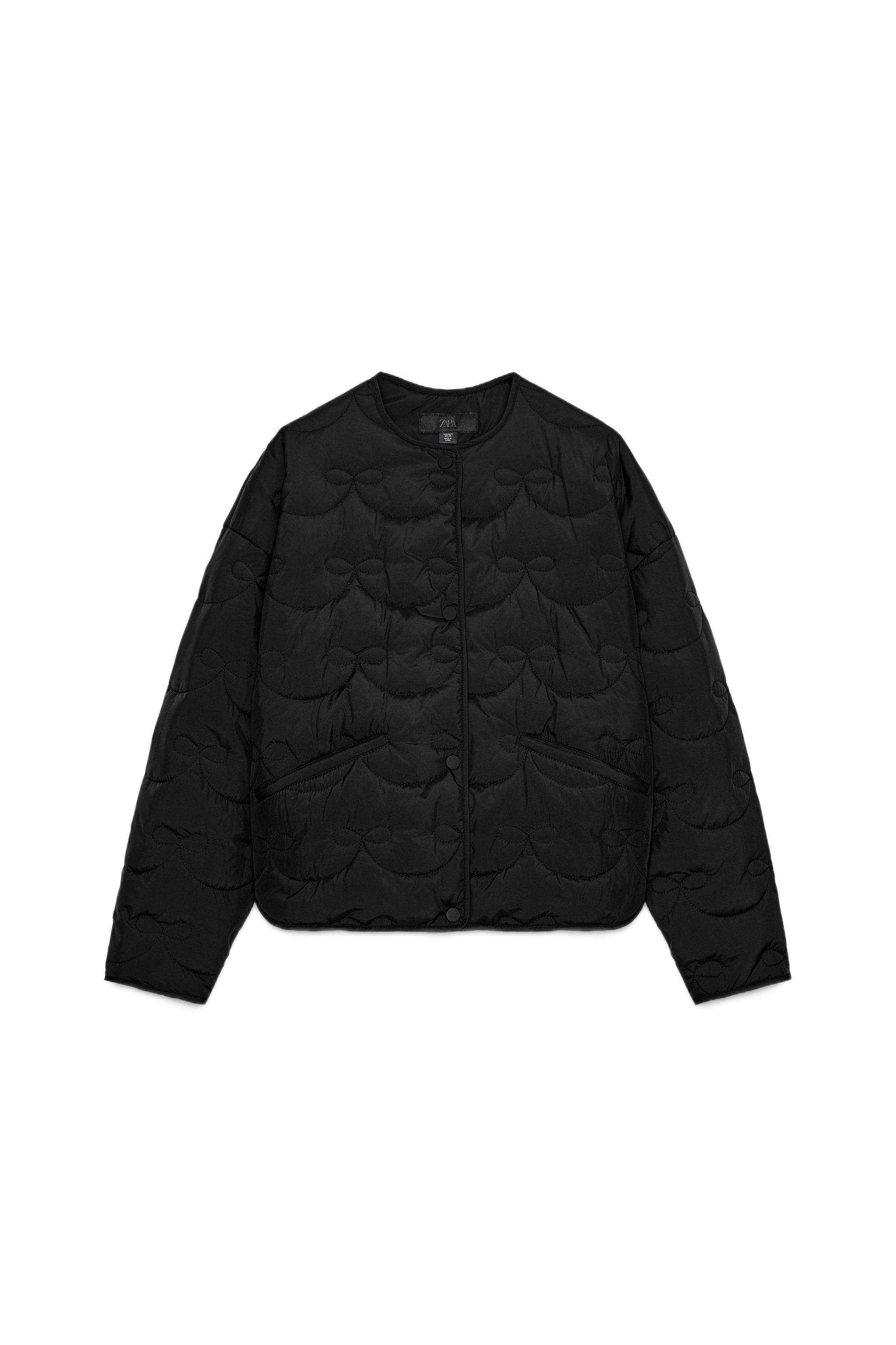 フェイクスエード キルティングジャケット - ブラウン | ZARA Japan ⁄ 日本
