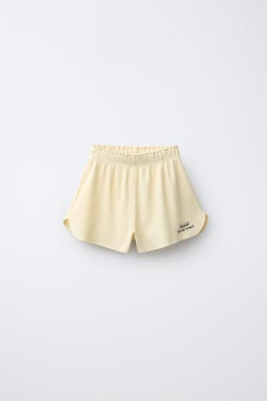 BERMUDA WAFFLE TEXTO - Amarillo de Zara - Imagen 0