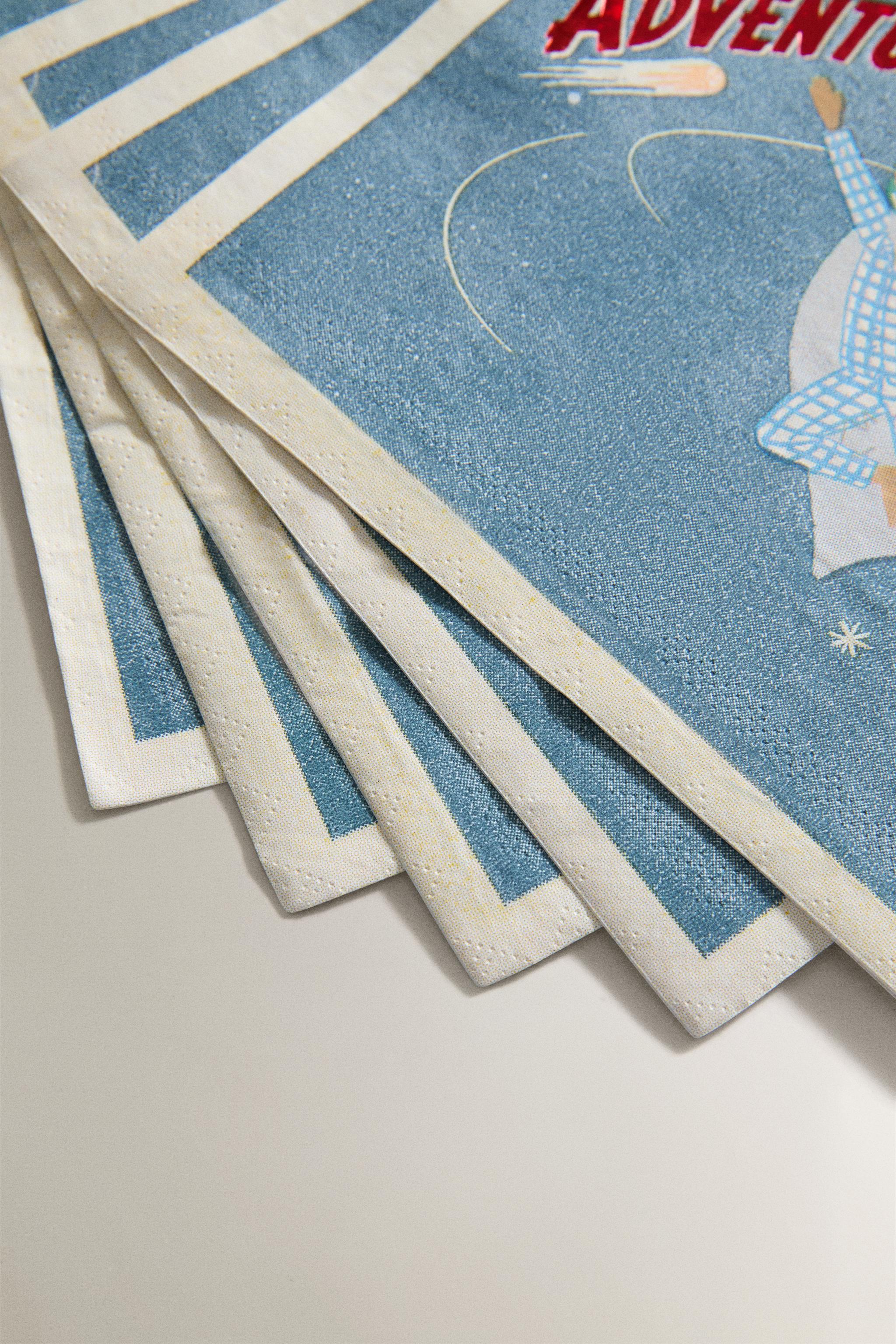 Zara KIDS' SPACE PAPER NAPKINS — фото 3