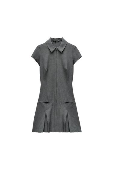 SHORT PLEATED DRESS