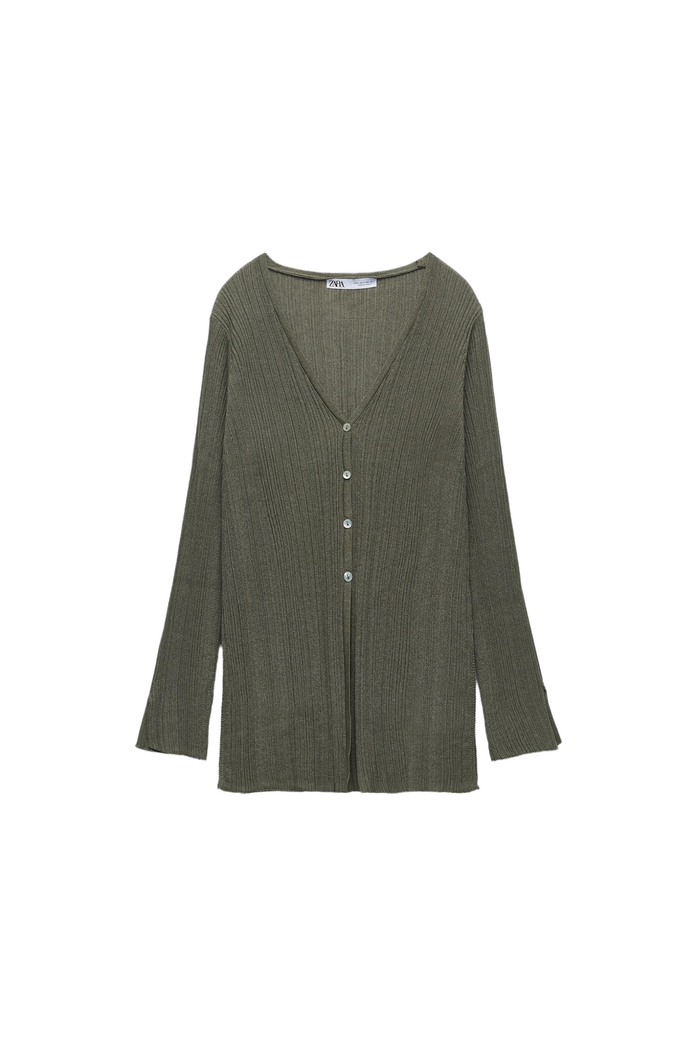 PLEATED KNIT TOP | SECOND HAND | Zara Preowned