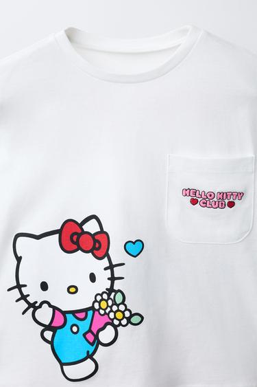 ENSEMBLE T-SHIRT ET LEGGING DE CYCLISTE HELLO KITTY © SANRIO - Fuchsia de Zara - Image 2