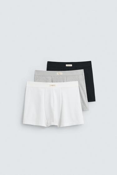 Zara SOFT BOXER BRIEFS 3-PACK - various
