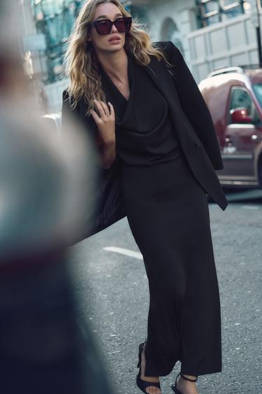OVERSIZE DOUBLE-BREASTED BLAZER - Black by Zara - Image 0
