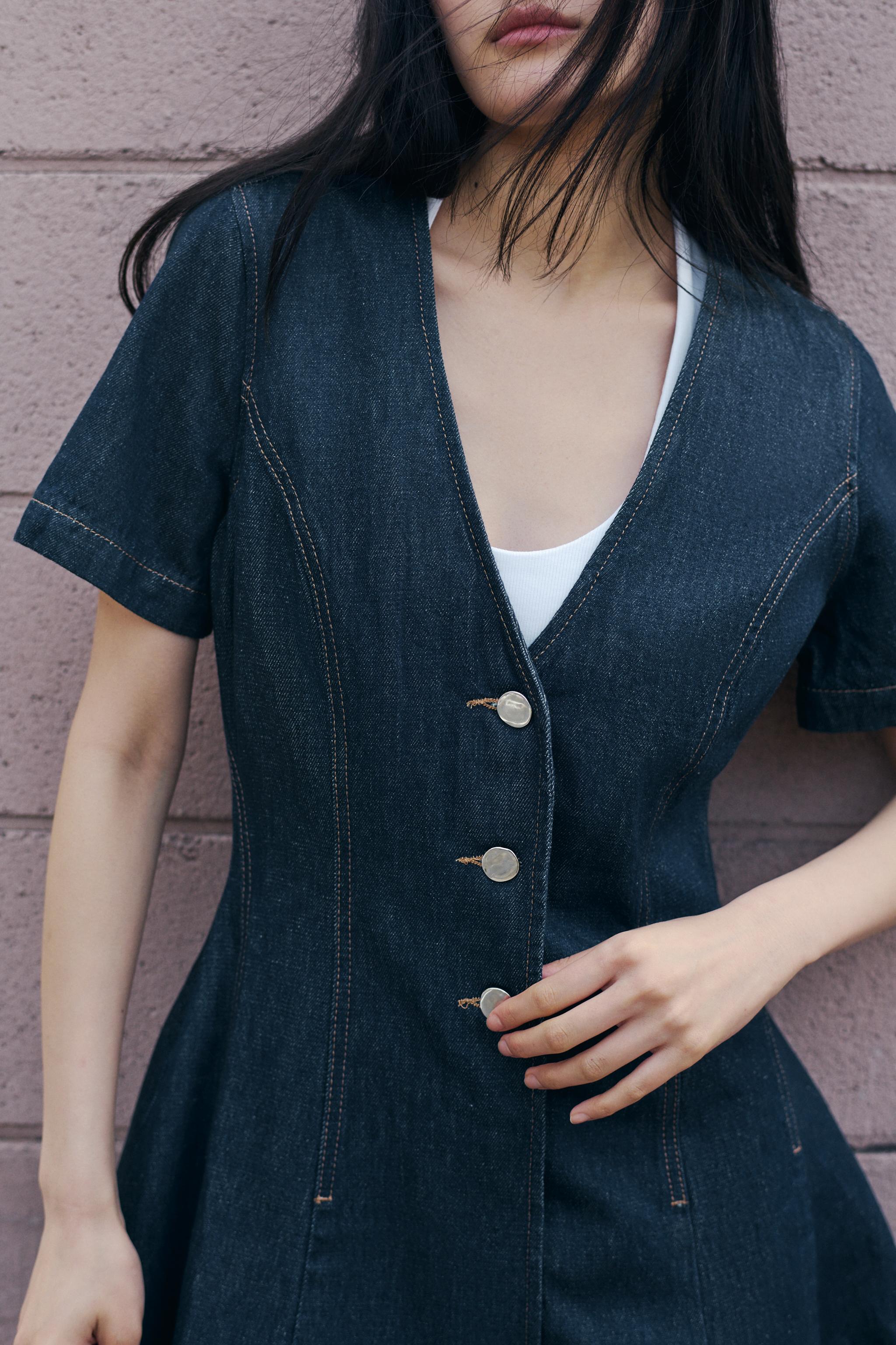 Z1975 デニム ミニワンピース - ブルー | ZARA Japan / 日本