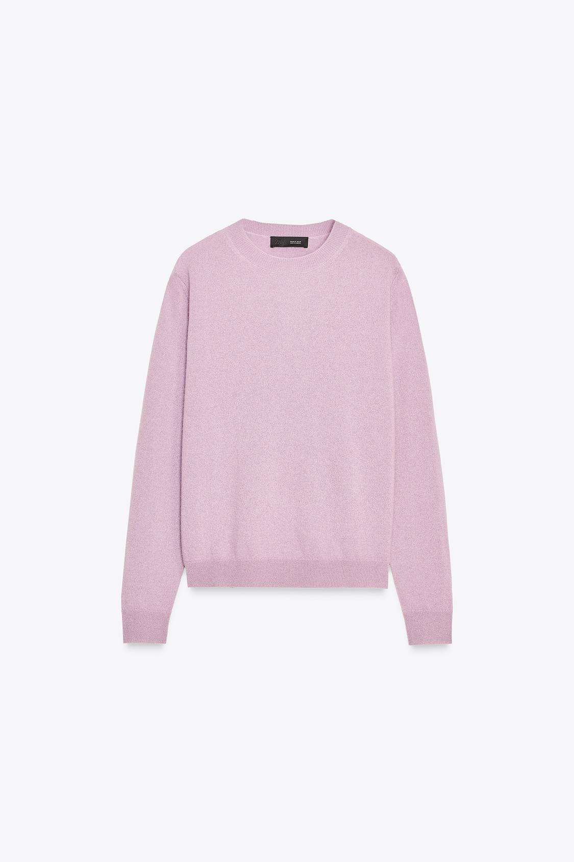 100% CASHMERE BASIC KNIT SWEATER