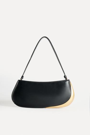 SAC PORTÉ ÉPAULE DÉTAIL MÉTALLIQUE 50E ANNIVERSAIRE - Noir de Zara - Image 1