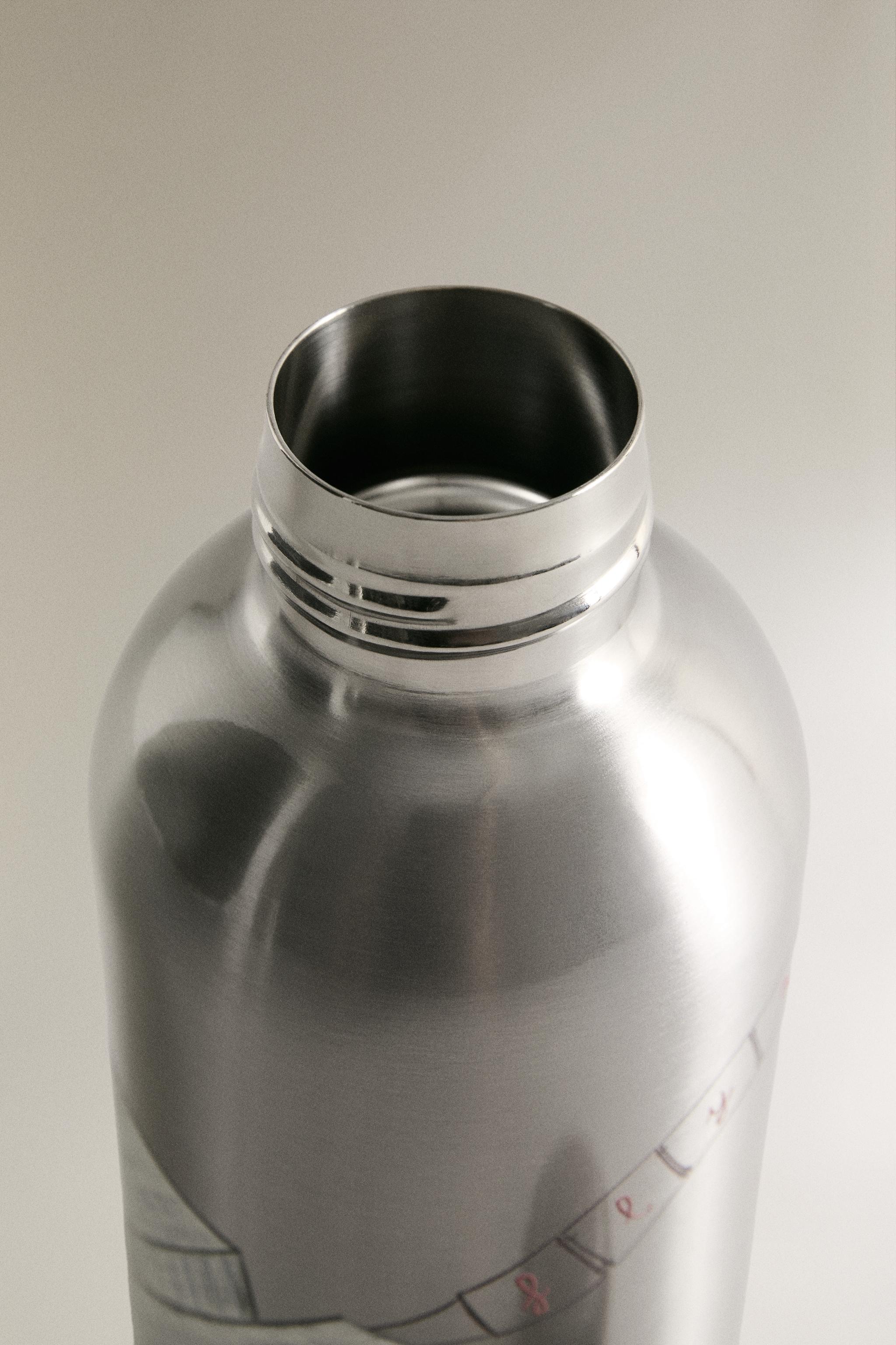 CHILDREN'S STAINLESS STEEL PAPER PLANE BOTTLE — Multicoloured