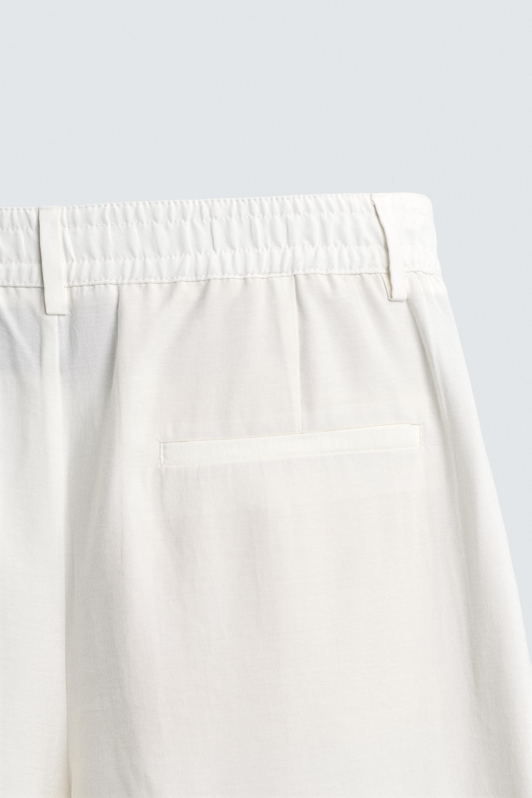 PANTALON FLUIDE À PLIS