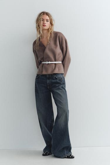 SOFT BELTED JACKET - Light tan by Zara - Image 0