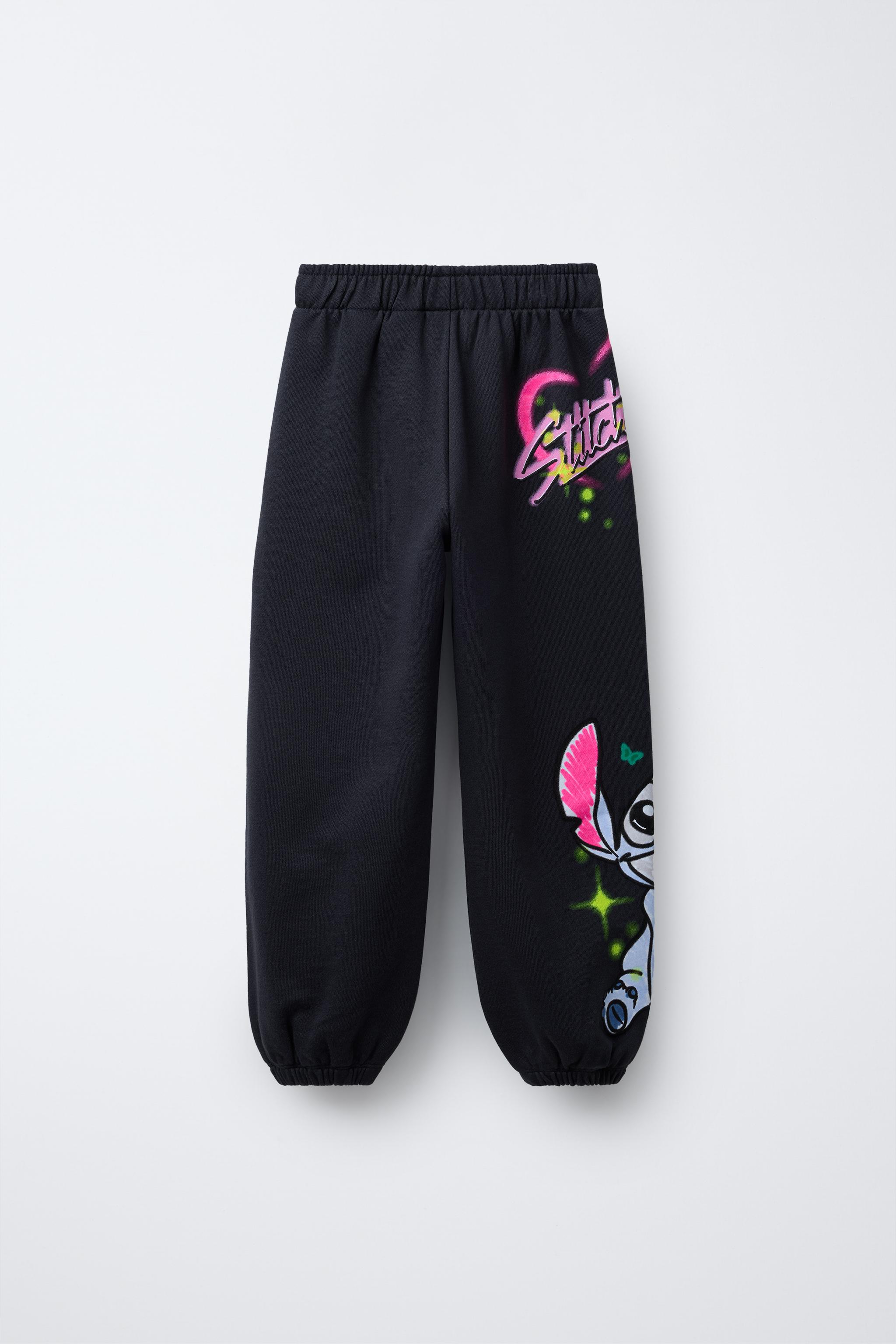 【Disney】Disney リロ&スティッチ レディース ジョガーパンツ リロ&スティッチ © ディズニー ジョガーパンツ - カーボングレー