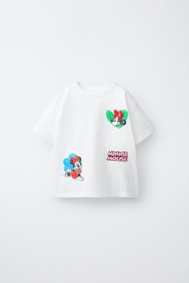 CAMISETA DIBUJO MINNIE MOUSE © DISNEY - Blanco de Zara - Imagen 0