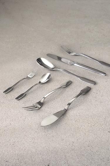 SET OF 2 - FISH FORK - Steel by Zara - Image 2