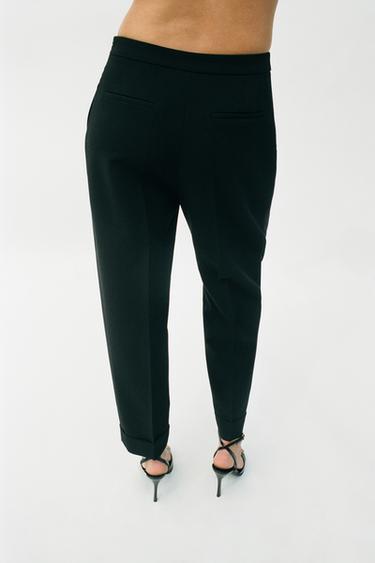 PANTALON 7/8 SMOKING - Noir de Zara - Image 2